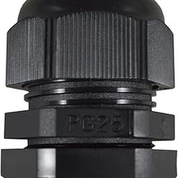 PG25 Black Nylon Waterproof Cable Gland 16-21mm 10 Pack-image-76
