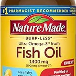 Nature Made Ultra Omega-3 Fish Oil Value Size Softgel, 1400 mg, 90 Count-image-87
