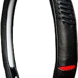 WolkomHome Ring Type Car Steering Wheel Cover (Black Red) for Mahindra Scorpio New-image-27