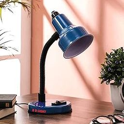 BD Light Table Lamp/Desk Light with Round Flexible Neck (Blue)-25