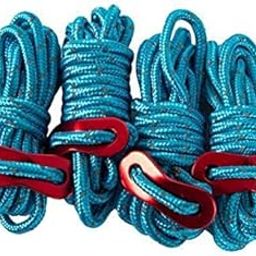 MERISHOPP® 2x4Pc 6.65ft Trip Reflective Nylon Cord Tent Guy line Rope for Outdoor Blue|Sporting Goods | Outdoor Sports | Camping & Hiking | Tents & Canopies-image-22