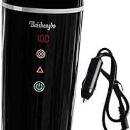 THE STYLE SUTRA Electric Heat Water Cup Travel Heating Mug for Heating Water Beverage with Stirring-16