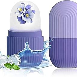 BOMBZOLY Ice Roller for Face and Eye, Upgrated Ice Face Roller,Facial Beauty Ice Roller Skin Care Tools, Ice Facial Cube, Gua Sha Face Massage, Silicone Ice Mold for Face Beauty-image-26