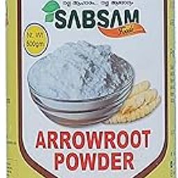 SABSAM FOODS ARROWROOT POWDER|SOFTFOOD FOR BABIES AND ADULT|PREGNENT|PACK OFF 500gm-image-2