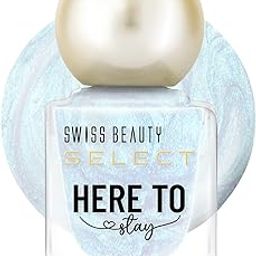 Swiss Beauty Select Here to Stay Nail Enamel with High gloss finish | Waterproof & Long-Lasting | Non - stain chip resistant | Shade- Mermaid Pearls, 12ml |-image-30