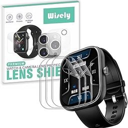 Wisely |3pcs| Screen Guard Protector For Boat Wave Sigma Smartwatch |2.01"| Bubble Free, Easy installation kit, HD Clear, Full Cover-image-74