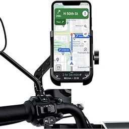 Full Metal Body Bike & Scooty360 Degree Rotating Mobile Holder Stand for Bicycle, Motorcycle, Scooty Fits All Smartphones Multicolor-image-11