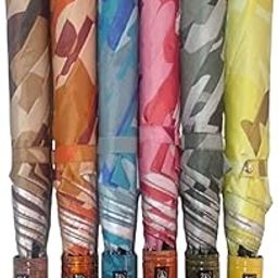 25" X 8 2 FOLD BUTTON OPEN POLYESTER ARMY DESIGN SILVER UMBRELLA-image-71