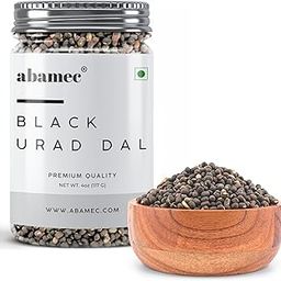 ABAMEC Black Urad Dal | Whole Black Gram with Skin | Traditional Lentil for South Asian Cooking (Bottle of (340 Grams / 12 Oz))-image-18
