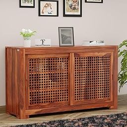 TIMELESS FURNISHING Sheesham Wood Circle Chest of Drawers for Storage | Multipurpose Storage Cabinet/Wooden Dresser for Bedroom Living Room Home-image-32
