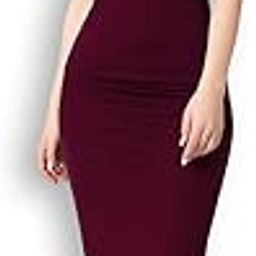 Square Neck Sleeveless Black Bodycon Dress for Women and Casual wear-image-91