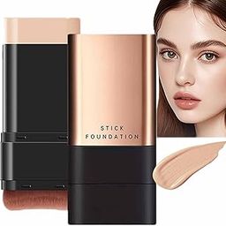 2 in 1 Korean Anti-Wrinkle Foudation Stick, Flawless Eraser Foundation stick with Brush, Double Head Face Make Up, Multi-Use Waterproof Traceless Long-Lasting Repair01-image-6