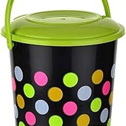 Dhwani Enterprise Plastic Pedal Dustbin 12 Liters for Home & Office Standard GREEN-image-7