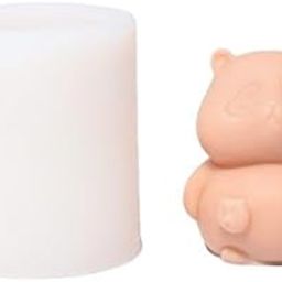 FirstTry Small Panda Candle Mold I 3D Fondant Cute Animal Silicone Scented Epoxy Mould I for DIY Handmade Ornament Chocolate Cake Décor Aromatherapy Soap Resin Art Craft Home Decoration-image-4