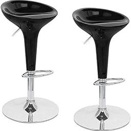 FURNITURE FIRST Imported Bar Stool (High Chair) for Kitchen, Home. 360 Rotation, Height Adjustable with Chrome Base Set of (Pack of) 2. Style Marvel NX-picture-24