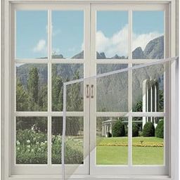 Atlara Mosquito Net for Window (Size - 85cm X 115cm) Colour - Ivory DIY Upgraded Net for Windows Perfact Size Pre-Stitched Window Net for Home Ready to Use Removable Mesh for Windows-image-7