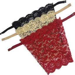 Women's Lace Mock Camisole, Black, Beige, and Red-picture-24