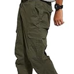 URB_N Men Relaxed Fit Solid Cargos-picture-27