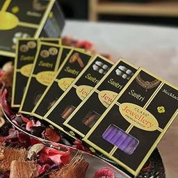 Savitri Class Jewellery Premium Dhoop Sticks, Pack of 12, 80g Each, 4 Different Fragrances, Incense Sticks-16