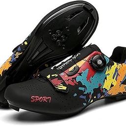 SAZ DEKOR Road Bike Cycling Shoes Riding Shoes Fits Look/SPD/SPD-SL Cleats Black 42|Cycling|Cycling Shoes & Shoe Covers|Men|-14