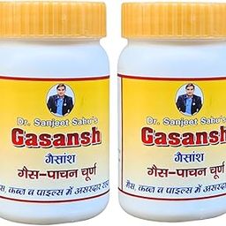 Gasansh Gas-Pachan Churan: Naturally relieves digestive issues, promotes regularity, eases discomfort, and supports stomach health with herbal ingredients, ensuring soothing relief. (Pack of 2)-image-17