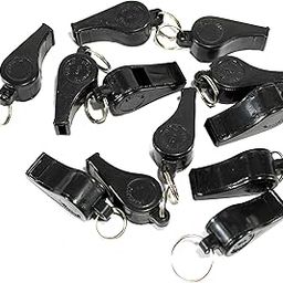 StonKraft Whistle, Loud Plastic Whistle for Referees Coaches Lifeguards Survival Emergency Football Basketball Soccer Hockey (Set of 12)-29