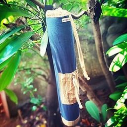 Almitra Sustainables Samudra Handmade Ethnic Yoga Bag, Handwoven with Traditional Natural Fabric. Eco Friendly Full Dori Lock Fabric Exercise Mat Carry Bag Cover ONLY-image-42