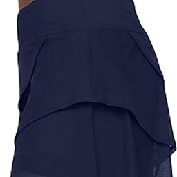 Swimming Skirt, Lined Ruffle Breathable Short Swim Bottoms Skirt High Waist Light Pure Color for Diving for Beach L-image-56