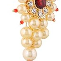 Traditional Maharashtrian Jewellery Maratha Red Banu Nath Safety Saree Dress sari sadi Pins For women-image-2