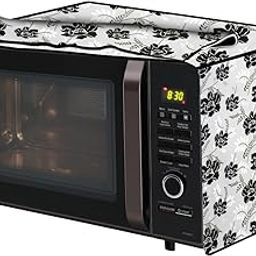 The Furnishing Tree microwave oven cover Suitable for GERAT 10 Liters OTG, Dustproof, Stain-Resistant, Cover Size WxDxH in CM- (43.48x30.48x25.4), IndianFloral Pattern Grey-image-92