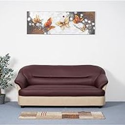 Nilkamal Bright 3 Seater Sofa (Maroon Beige)-image-11