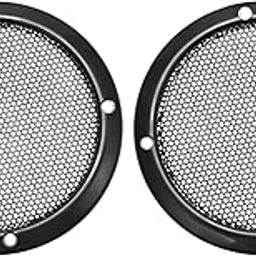 Speaker Grill Cover Mesh Subwoofer Guard Protector, [for Home Audio DIY] - 3 Inch/Black / 2 Pcs-10