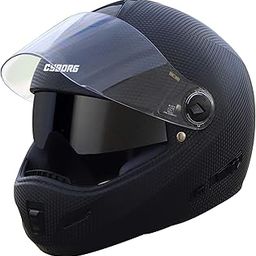 Steelbird Rox Cyborg ISI Certified Full Face Helmet for Men and Women with Inner Smoke Sun Shield and Outer Clear Visor-32