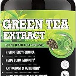 Adorreal Green Tea Extract 120 capsules for Weight Loss (Fat Burner) & Antioxidant Metabolism Booster Supplement Capsule Support Healthy Weight Management & Support Regulation of Hunger-3