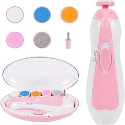 GREENPORT -Nail Cutter filer-BT-12-Baby & Mother Electric Nail Trimmer, Filer Cum Manicure Set, Design, Safe for Baby/Kid, Nail Filer and Grinder Set, Multiple Filing Head, Suitable for New Born-picture-13