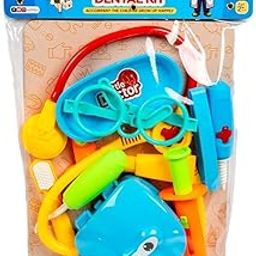 Ratna's Junior Wellness Dental Kit with 12 Instruments & Accessories, Doctor Set for Kids Pretend Play Toys, A Perfect Role Play Educational Toy for Kids 2+ Years-image-5