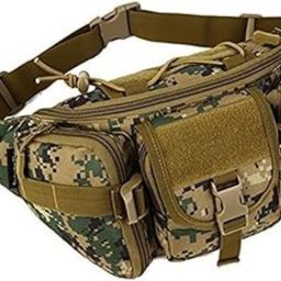 Riyanshi enterprise Tactical 3 Pocket ACU Bag – Military Shoulder Pack, MOLLE Compatible EDC Utility Pouch for Outdoor,Hiking, Camping, Hunting, Army and Survival Gear-picture-23