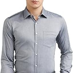 Formal Textured Shirt for Men| Premium Cotton| Full Sleeves| Slim Fit |Breathable Fabric-image-99