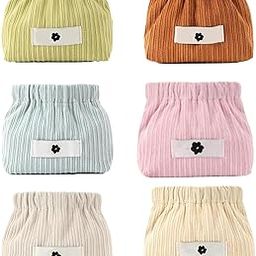 Small Pouches for Women Girls, Travel Mini Makeup Pouch, Corduroy Coin Pouch, Squeeze-Open Lipstick Jewelry Storage Bag Hair Accessories Organizer Cosmetic Bag Travel Organizer (ks=travel_pouch=6)-14