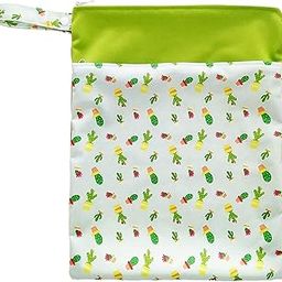 LOOM TREE® Wet and Dry Bag for Baby Cloth Diapers Baby Nappy Storage Bag for Swimsuits Green | Diapering | Diaper Bags-image-51