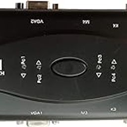 LipiWorld® 4 Port PS/2 KVM Switch for Computer Sharing Video Mouse Keyboard Monitor Manual 4port KVM PS/2 switch-10