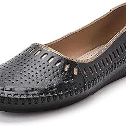 bata Women Pull On Ballet Flat-picture-32