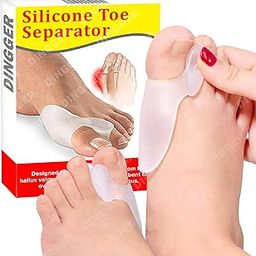 Toe Separator for Feet Toe Spacers Correct Toes Yoga Silicone Hammer Toe Corrector for Women & Men Correct Toe Straighteners for Overlapping Toes-picture-23