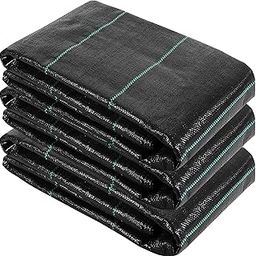 Singhal Premium Garden Weed Control Barrier Sheet Mat 4 Meter x 10 Meter, Landscape Fabric 110 GSM Heavy Duty Gardening Mat for Gardens, Agriculture, Outdoor Projects (Black)-image-72