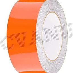 CVANU Orange Gloss Self- Adhesive Vinyl Tape Roll (Size 2inch X 100Feet)-image-94