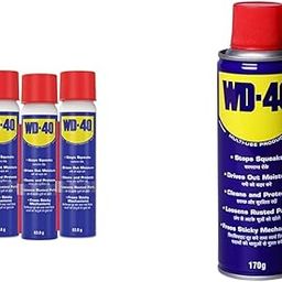 WD-40 Multipurpose 63.8g Spray for Home Improvement, Frees jammed locks & Rust Parts, Adhesive remov-1