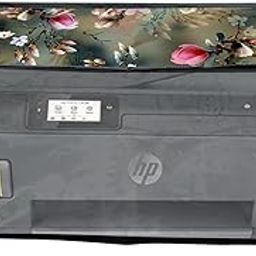 HomeStore-YEP Printer Cover for HP Smart Tank 530 Wireless All-in-One Printer with Zipper for Dust Protection Green Flower-picture-9