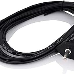 HI-PLASST 2-Pin Extension Cord (2 Yards) - AC Power Cable for Fan, Emergency Light, Mobile Charger, Printer, Computer, Decorative Lights | PVC Insulated Wire | Small Appliance Wire | 5A 250V-5