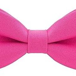 Classic Pre-Tied Bow Tie Formal Solid Tuxedo for Children (Pink)-image-20