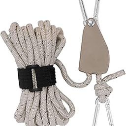 CALANDIS™ Ratchet Pulley Rope Hanger Cord Lanyard for Gardening Backpacking | Tent & Canopy Accessories | Tents & Canopies | & Hiking | Outdoor Sports-image-82